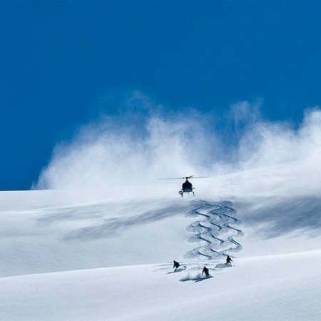 Heli-ski in Kamchatka